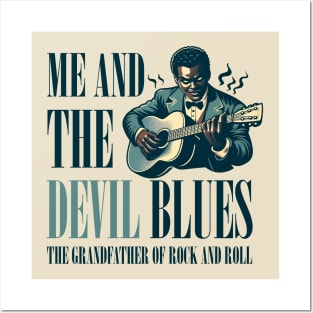 Robert Johnson - Me and The Devil Blues Posters and Art